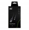 Green Cell KABGC24 lightning cable 0.3 m Black