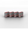 Lindy USB Port Blocker - Pack of 4, Colour Code: Pink