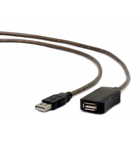 Cable GEMBIRD UAE-01-5M (USB 2.0 M - USB 2.0 F, 5m, black color)