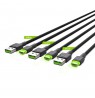 Green Cell KABGCSET03 USB cable 2 m USB A USB C Black