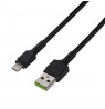 Green Cell Set 3x Ray Lightning Cable 30cm, 120cm, 200cm with white LED backlight, fast charging Apple 2.4A