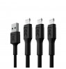 Green Cell KABGCSET05 lightning cable 1.2 m Black