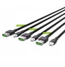 Green Cell KABGCSET05 lightning cable 1.2 m Black