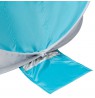 NILS CAMP self-folding beach tent NC3174 Turquoise grey