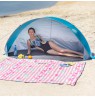 NILS CAMP self-folding beach tent NC3174 Turquoise grey