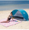 NILS CAMP self-folding beach tent NC3174 Turquoise grey