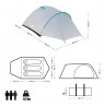 NILS CAMP ROCKER NC6013 3-person camping tent