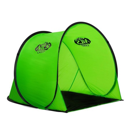 NILS CAMP NC3173 self-folding beach tent Green