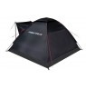 High Peak Beaver 3 Black, Red Pyramid tent 10320