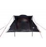 High Peak Beaver 3 Black, Red Pyramid tent 10320