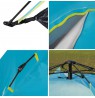 Shadow tent NILS Camp NC7819 3-person blue