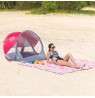 NILS CAMP self-folding beach tent NC3142 Red-grey