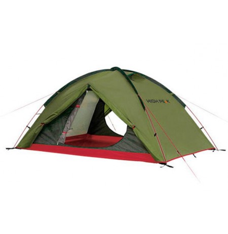 High Peak Woodpecker 3 3 person(s) Green, Red Dome/Igloo tent
