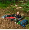 NILS CAMP NC2012 sleeping bag Black and red