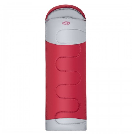 NILS CAMP Sleeping Bag NC2008 Maroon-Grey