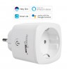 GreenBlue WiFi remote controlled socket, Android/iOS/Alexa/Google Home, energy cons. Energy, timer, max 3680W, type F, GB720 F