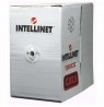 Intellinet Network Bulk Cat6 Cable, 23 AWG, Solid Wire, Grey, 305m, U/UTP, Box