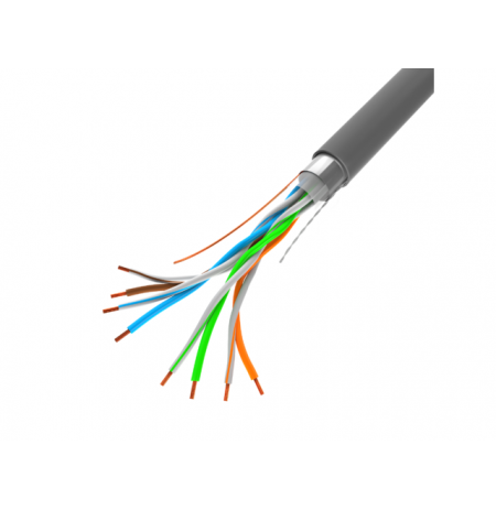 Cable FTP Lanberg LCF5-10CC-0305-S (F/UTP, RJ45 - F/UTP, RJ45 , F/UTP, 305m, 5e, gray color)