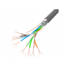Cable FTP Lanberg LCF5-11CC-0305-S (F/UTP, RJ45 - F/UTP, RJ45 , F/UTP, 305m, 5e, gray color)