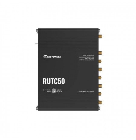 Teltonika RUTC50 | 5G Router | Wi-Fi 6, 5x RJ45 1000Mbps, Dual SIM, IP30