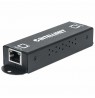Intellinet Gigabit High-Power PoE+ Extender Repeater, IEEE 802.3at/af Power over Ethernet (PoE+/PoE), metal