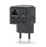Gembird WNP-RP300-03 Wi-Fi repeater/signal booster 300 Mbps black