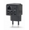 Gembird WNP-RP300-03 Wi-Fi repeater/signal booster 300 Mbps black