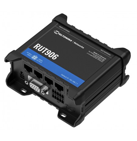 Teltonika RUT906 | Professional Industrial 4G LTE Router | Cat.4, WiFi, Dual Sim, 1x WAN, 3X LAN, IP30