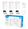 Cudy M3000 3-PACK mesh wi-fi system Dual-band (2.4 GHz / 5 GHz) Wi-Fi 6 (802.11ax) Grey, White 1 Internal
