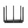 Tenda W30E AX3000 wireless router Gigabit Ethernet Dual-band (2.4 GHz / 5 GHz) Black