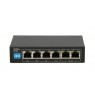 Extralink EUROS V2 | PoE Switch | 4x 100Mbps PoE/PoE+, 2x RJ45 Uplink 100Mbps, 60W