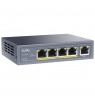 Cudy GS1005P network switch Gigabit Ethernet (10/100/1000) Power over Ethernet (PoE) Grey