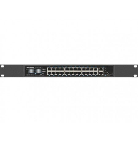 Lanberg Switch rack 19" POE+ 24x 100Mb PoE+ /2x SFP  ETHERNET 360W