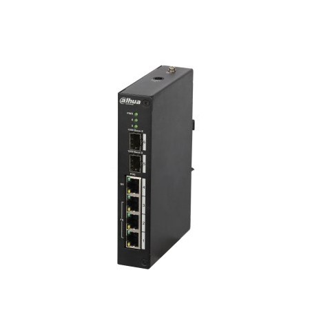 Dahua Europe PFS3206-4P-96 network switch Managed L2 Fast Ethernet (10/100) Black Power over Ethernet (PoE)