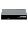 Intellinet 5-Port Gigabit Switch with PoE Passthrough, 4 x PSE PoE ports, 1 x PD PoE port, IEEE 802.3at/af Power-over-Ethernet (