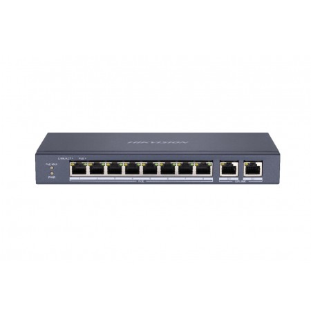Hikvision DS-3E0310P-E/M Network Links Unmanaged L2 Fast Ethernet (10/100) Power over Ethernet (PoE) Black