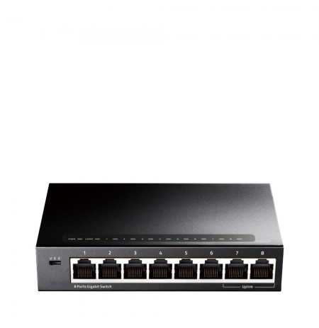 Cudy GS108 network switch Gigabit Ethernet (10/100/1000) Black