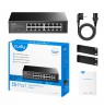 Cudy GS1016 network switch Gigabit Ethernet (10/100/1000) Black