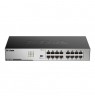 D-Link DGS-1016D/E network switch Unmanaged Black, Metallic