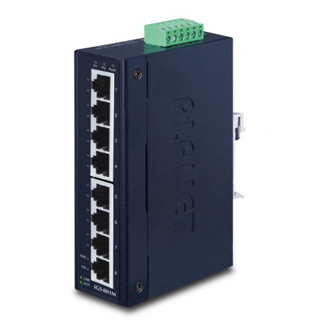 PLANET IGS-801M network switch Managed L2/L4 Gigabit Ethernet (10/100/1000) 1U Blue