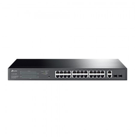 TP-LINK TL-SG1428PE network switch Managed Gigabit Ethernet (10/100/1000) Black 1U Power over Ethernet (PoE)