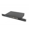 Lanberg Switch rack 19" POE+ 16x 100MB /2X COMBO GIGABIT ETHERNET 150W