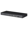 TP-LINK JetStream 16-Port Gigabit Smart Switch with 2 SFP Slots