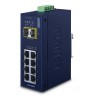 Planet IGS-1020TF network switch Unmanaged Gigabit Ethernet (10/100/1000) Black