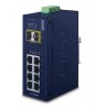 Planet IGS-1020TF network switch Unmanaged Gigabit Ethernet (10/100/1000) Black