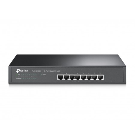 TP-Link TL-SG1008 network switch Unmanaged Gigabit Ethernet (10/100/1000) Black