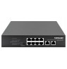 INTELLINET 8-Port Gigabit PoE+ Switch 2 RJ45-Ports 120W