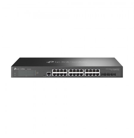 TP-LINK JetStream 24-Port Gigabit L2+ Managed Switch with 4 10GE SFP+ Slots