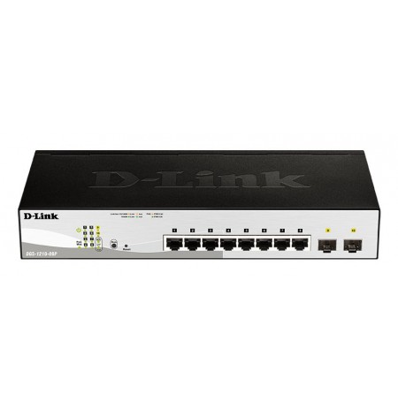 D-Link | DGS-1210 Series Smart Managed Gigabit Switches | DGS-1210-08P | Managed L2 | Desktop/Rackmountable | 10/100 Mbps (RJ-45