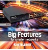 8x POE+ 140W 802.3AT/AF GIGABIT MANAGED SWITCH, 2x SFP